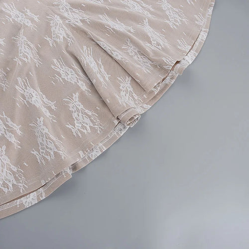 Load image into Gallery viewer, Elegant Print Mini Dress For Women Autumn Winter New Square Collar Long Sleeve Backless Loose Club Party Sexy Dress
