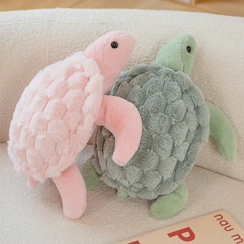 Load image into Gallery viewer, 28/38CM Lovely Plush Turtle Plush Pillow Hairy Stuffed Soft Animal Tortoise Pillow Sofa Cushion for Children Baby Birthday Gift
