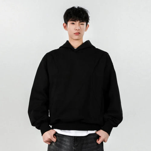 Load image into Gallery viewer, Men&#39;s Spring Sweatshirts New American Style Hooded Tops Solid Color Pullover Male Trendy Hoodies Simple Clothing 9W1246

