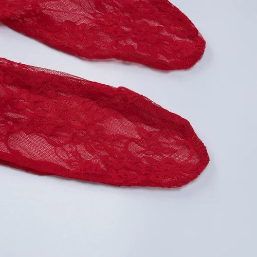 Load image into Gallery viewer, See Through Lace Sexy Dress Set Women Off-shoulder Strapless Dress And Pants Matching Sets Ladies Party Two Piece Set
