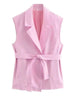 pink color Vest