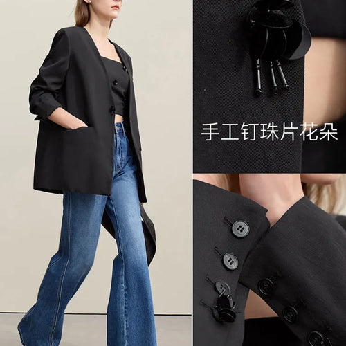 Load image into Gallery viewer, V-Neck Women's Jacket 2026 Spring New Slim Sleeveless Vest Skirt Women's Separate Casual Elegant Women's Skirt 1262102 4
