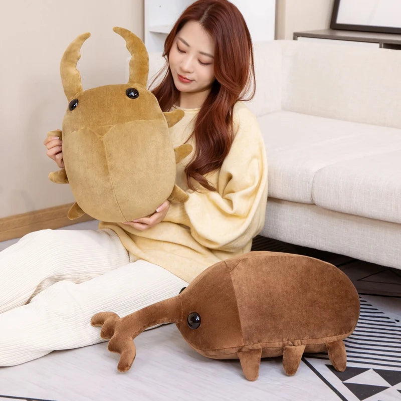 50/60cm Lovely Cartoon Simulation Insect Plush Toys Kawaii Anime Stuffed Toys Baby Toys Kids Toy Body Pillow Toys for Kids