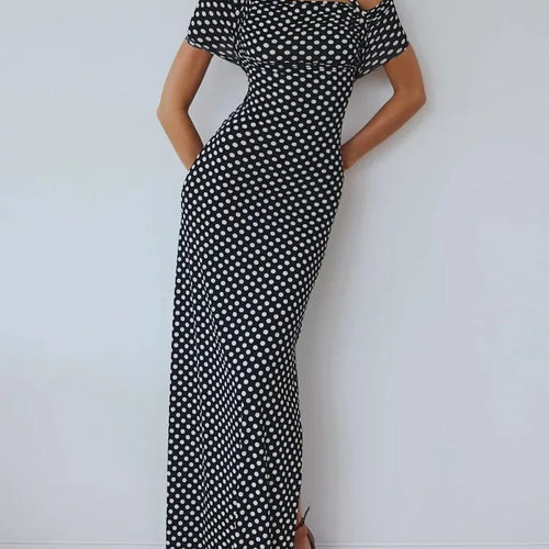 Load image into Gallery viewer, Elegant Sleeveless Hanging Collar One Shoulder Dress Women Sexy Backless Bodycon Slit Dress Party Holiday Beach Vestido
