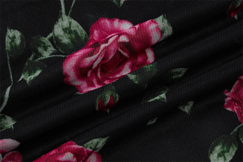 Mesh Print Sexy Mini Dress Women Summer New Spaghetti Strap Sleeveless Backless High Waist Beach Ruched Club Dress