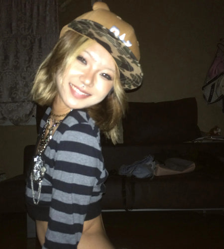 Trashy Y2k Crop Top Japanese 2000s Style Striped Long Sleeved T-shirt Vintage Harajuku High Street Tops American Retro