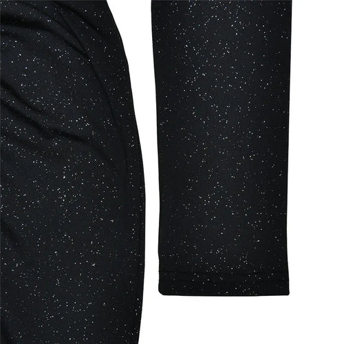 Load image into Gallery viewer, Glitter Deep V Neck Sexy Maxi Dress For Women Elegant Sparkle Long Sleeve Ruched Bodycon Split Club Party Sexy Dress
