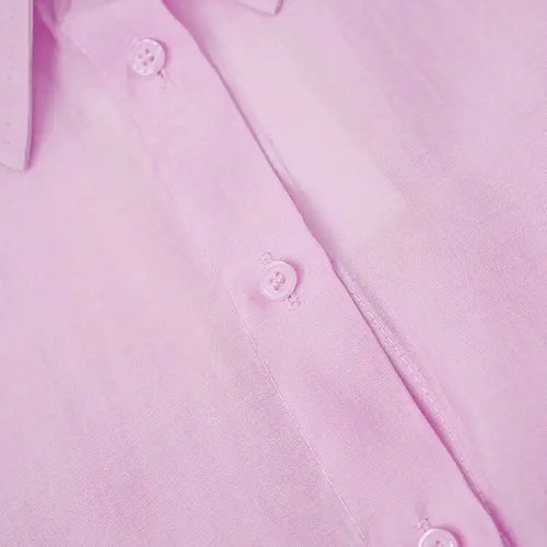 Load image into Gallery viewer, Women pink Color Sequins Mesh Ruffles Big Size Blouse New Lapel Sleeveless Shirt Fashion Tide Spring Summer 2025 CPG1527
