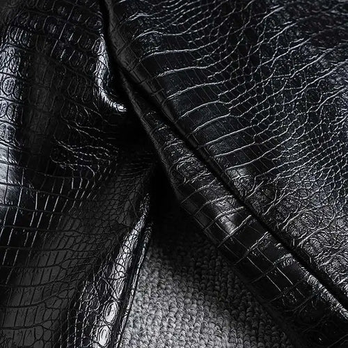 Load image into Gallery viewer, PU Leather Black Brief Big Size Elegant Jacket New O-neck Long Sleeve Women Coat Fashion Tide Spring Autumn 2025 CPG2506
