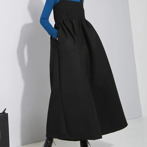 Load image into Gallery viewer, Women  Strap Vintage Pleated High Waist Ankle-length Wide Leg Pants New Autmn Winer Loose Fashion 2025  Tide OB198
