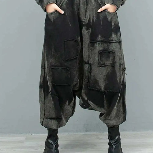 Load image into Gallery viewer, Big Size Casual Jacket Wide Leg Pants Two Piece Suit New Lapel Long Sleeve Women Fashion Tide Spring Autumn 2025 1DH9185
