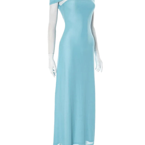 Load image into Gallery viewer, Off-shoulder Strapless Sexy Maxi Dress Women Gown Fashion  Sleeveless Backless High Waist Split Club Party Long Dress
