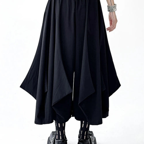 Load image into Gallery viewer, High Elastic Waist Black Brief Shaped Long Wide Leg Pants New Trousers Women Fashion Tide Spring Autumn 2025 1DJ0797
