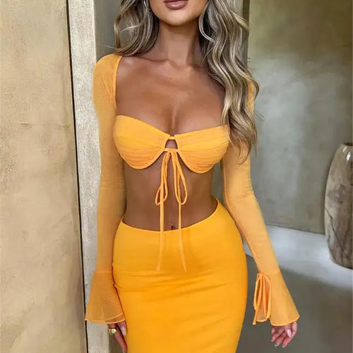 Load image into Gallery viewer, Thickened Fabric Sexy Maxi Skirt Women 2023 Autumn Winter New Solid High Waist Skinny Club Party Long Skirt Elegant
