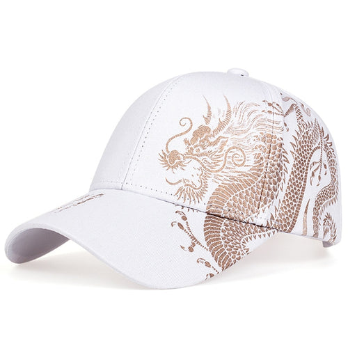 Load image into Gallery viewer, Unisex Baseball Cap Black Adjustable Chinese Style Cap Dragon Print Casual Snapback hats Bone Hip Hop Hat sun hats gorras
