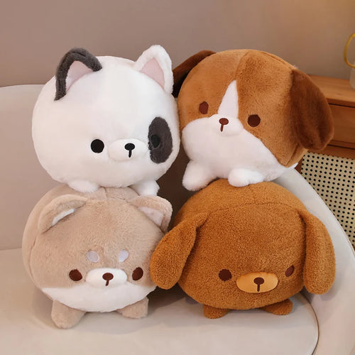 Load image into Gallery viewer, New Arrive Kawaii Anime Simulation Chubby Dog Plush Toys Stuffed Lifelike Dog Doll Kids Nice Gifts Home Car Decoration
