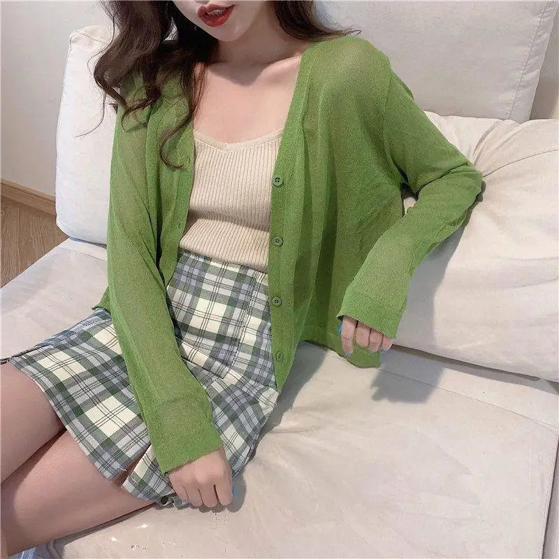Sunscreen Clothes Womens Summer Coat Shirt Beach Sun Protection Clothing Outside Shawl Sun Protection Cardigan Cover Knit Jacket