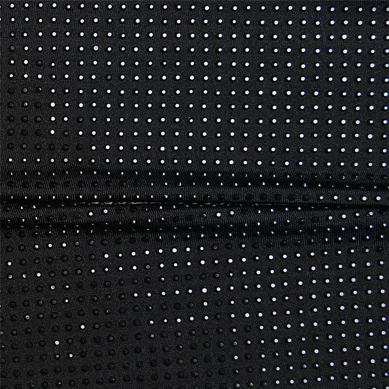 Hollow Out Sparkle Long Sleeve Maxi Dress For Women Glitter Vestidos Robe New Bodycon Shiny Night Club Party Long Dress