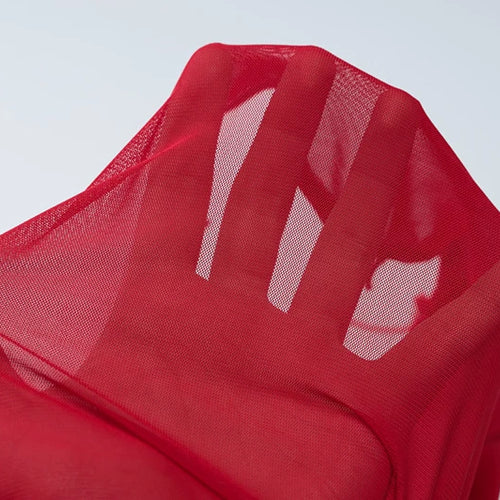 Load image into Gallery viewer, Spaghetti Strap Mesh Pleated Sexy Crop Tops Women Red Strapless Sleeveless Backless Skinny Club Tank Tops Clubwear
