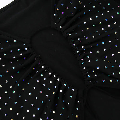 Load image into Gallery viewer, Elegant Sequin Sparkle Sexy Maxi Dress For Women Fashion Hollow Out Sheer Long Sleeve Bodycon Club Party Long Dress
