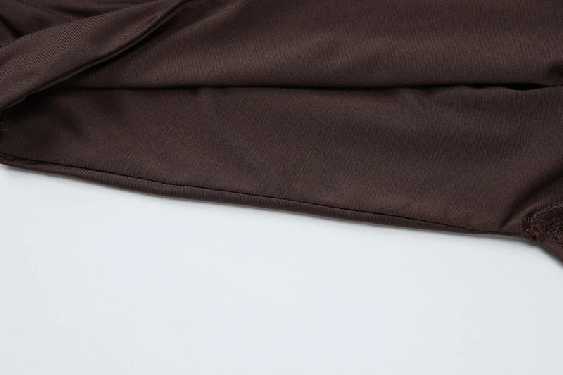 Irregular Draped Ruched Sexy Mini Dress For Women Elegant Turtleneck Sleeveless High Waist Pleated Club Party Dress