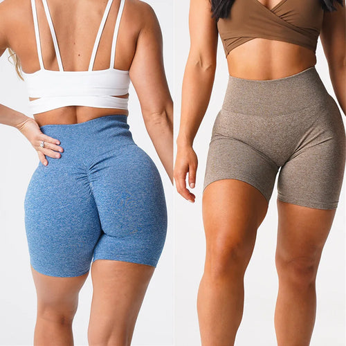 Load image into Gallery viewer, High Waist Nylon Scrunch Yoga Pant Women Sport Legging Gym Squat Proof Fitness Hip Lift Workout Shorts Tights Active Wear
