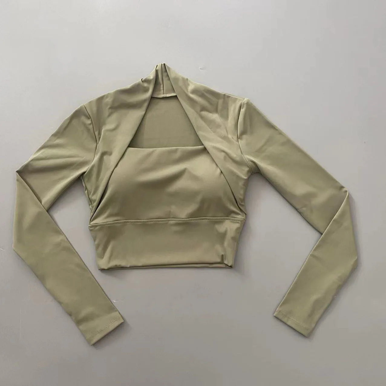 2025 Pad Nylon Long Sleeve Gym Yoga Shirts Women Gym Crop Tops Sports Fleece Top Running T-Shirts Fitness Workout Yoga Clothing