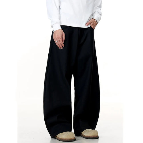 Load image into Gallery viewer, Trendy Men's Casual Pants Loose Fit Simple Solid Color Male Wide Leg Trousers American Style Men Bottoms Tide 9W1370
