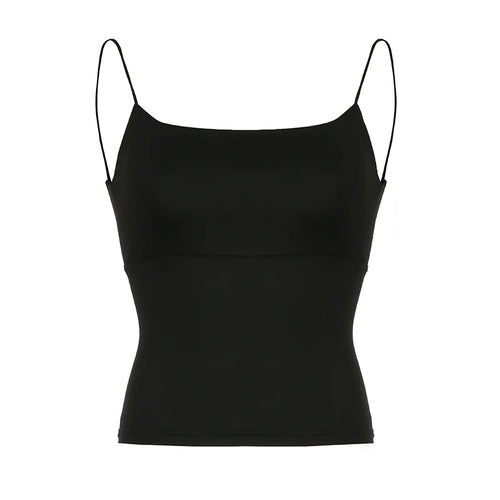 Load image into Gallery viewer, Streetwear Skinny Backless Sexy Camis Tops Mini Solid Basic Casual Summer Crop Top Female All-Match Strap Fashion New
