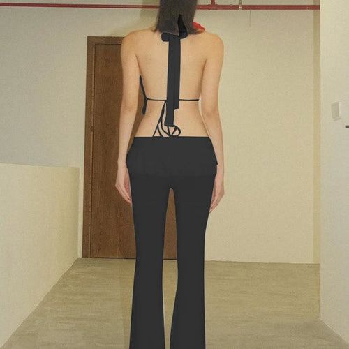 Load image into Gallery viewer, Sexy Tight Elastic Pants Women Slim Fit Flower Ruffle Edge Female Slim Fit Party Nightclub Fashion Street Pants
