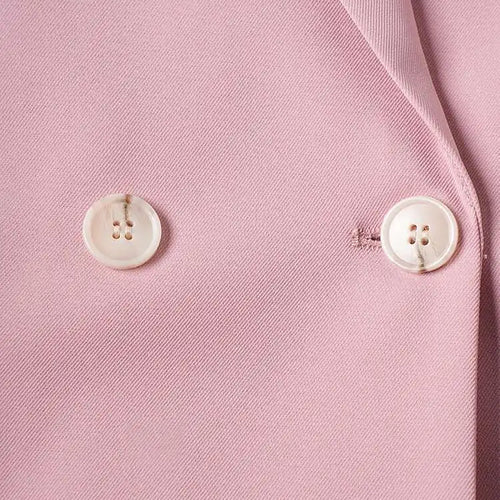 Load image into Gallery viewer, Women Pink Color Double Breasted Big Size Blazer New Lapel Long Sleeve Jacket Fashion Tide Spring Autumn 2025 CPG2778
