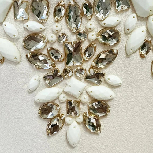 Load image into Gallery viewer, Solid Spliced Diamonds Slimming Dresses For Women O Neck Long Sleeve High Waist Temperament Dress Female Fashion
