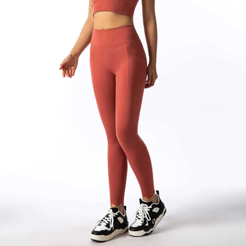 Load image into Gallery viewer, XL Pocket Fitness Leggings Women Sport High Waist Yoga Pants Workout Waist Gym Jogging Quick Dry Push Up Tights Female
