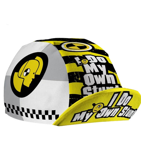 I Do End Yellow Polyester Quick Dry Cycling Cap Motocross Mtb Bmx Racing Bike Sports Balaclava Unisex Summer Sun Visor