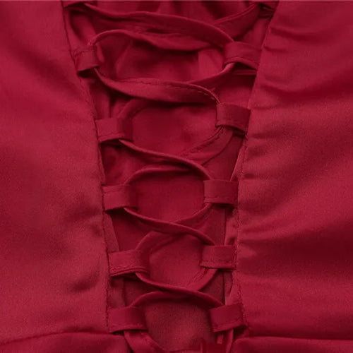 Load image into Gallery viewer, Spaghetti Strap Thigh High Split Sexy Maxi Dress Women Elegant Satin High Elastic Sleeveless Backless Club Party Dress
