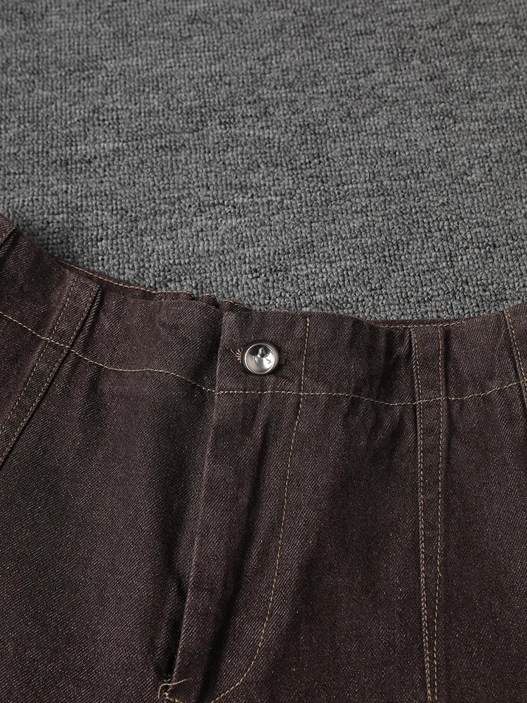 Big Size Denim Shirt Wide Leg Pants Two Piece Suit New Lapel Long Sleeve Women Fashion Tide Spring Autumn 2025 CPG2885