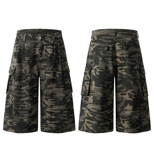 Load image into Gallery viewer, Men's cargo shorts American Style High Street Straight Leg pants Summer Loose Trendy Male Casual Bottoms 2025 9W1723
