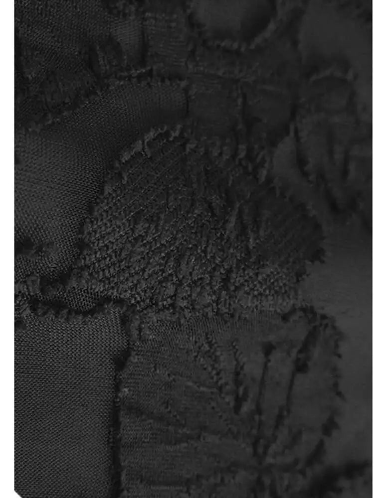 High Elastic Waist Black Lace False Two Spliced Wide Leg Pants New Trousers Women Fashion Tide Spring Autumn 2025 1DH9799