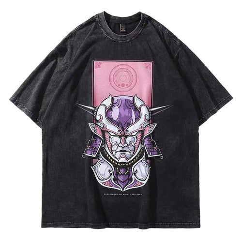 Load image into Gallery viewer, Vintage Washed Tshirts Anime T Shirt Harajuku Oversize Tee Cotton fashion Streetwear unisex top ab76
