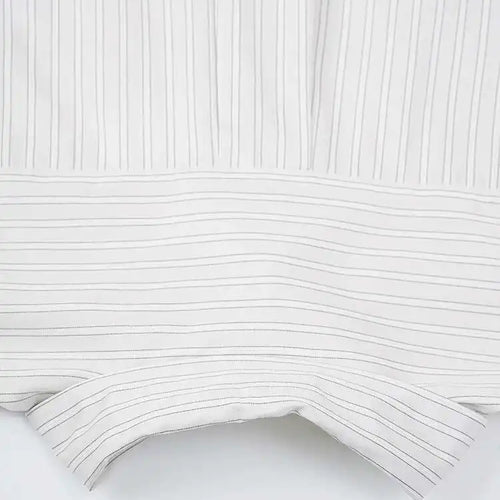 Load image into Gallery viewer, Big Size Striped Shirt Wide Leg Pants Two Piece Suit New Lapel Long Sleeve Women Fashion Tide Spring Autumn 2025 CPG19730
