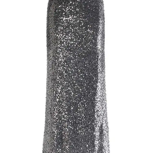 Load image into Gallery viewer, High Elastic Waist Gray Sequins Shining Elegant Long Half-body Skirt Women Fashion Tide New Spring Autumn 2025 1DH7488
