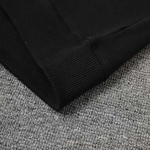 Load image into Gallery viewer, Women Balck Mesh Ruffles Irregular Big Size Mini Dress New Round Neck Long Sleeve Fashion Tide Spring Autumn 2025 CPG3045
