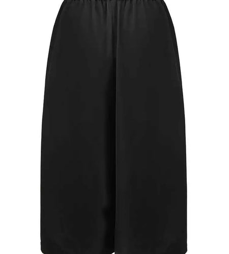 High Elastic Waist Black Pleated Irregular Button Wide Leg Pants New Trousers Women Fashion Spring Autumn 2025 CPG1357