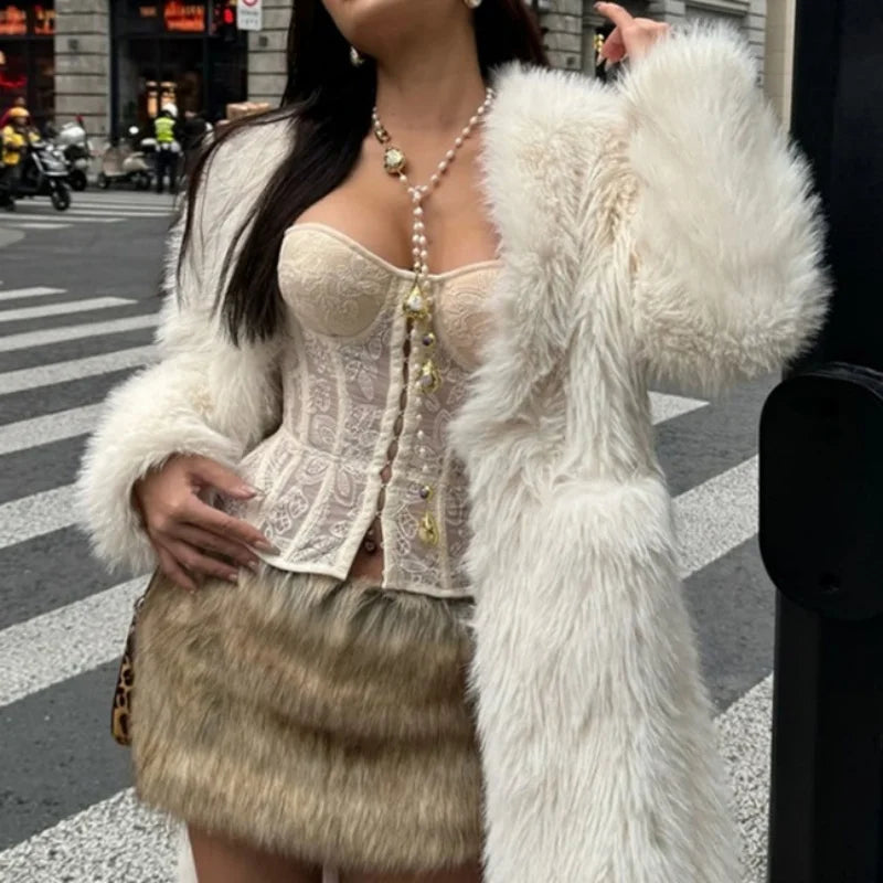 Sexy Tube Top Women Fashion Clothes Off Shoulder Strapless Fishbone Bustier Lace Bandeau Vest y2k Clothing Streetwear