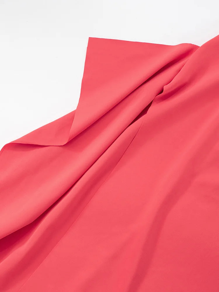 Off-shoulder Backless Split Sexy Maxi Dress Women Gown Pink Summer New Zipper Strapless Evening Club Party Long Dress