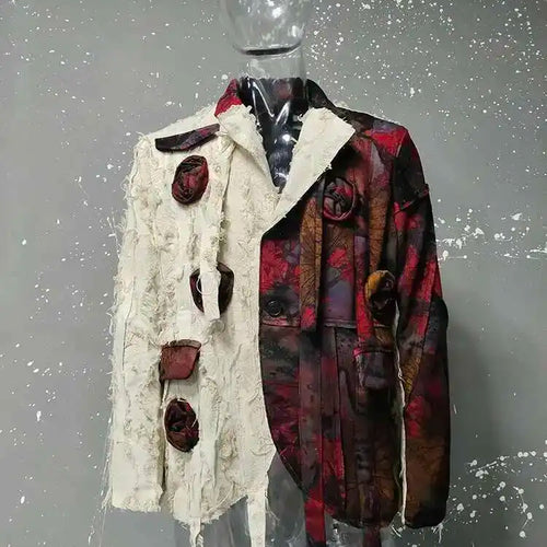 Load image into Gallery viewer, Women Black 3d Flower Ribbon Irregular Big Size Blazer New Lapel Long Sleeve Jacket Fashion Spring Autumn 2025 21Z8002
