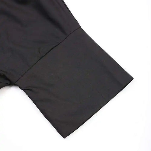 Load image into Gallery viewer, Women Black Striped Color-block Big Size Midi Shirt Dress New Lapel Long Sleeve Fashion Tide Spring Autumn 2025 1DD0068
