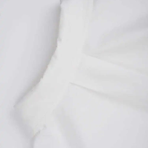 Load image into Gallery viewer, Women White Hem Elastic Big Size Elegant Blouse New Lapel Long Sleeve Shirt Fashion Tide Spring Autumn 2025 CPDB215
