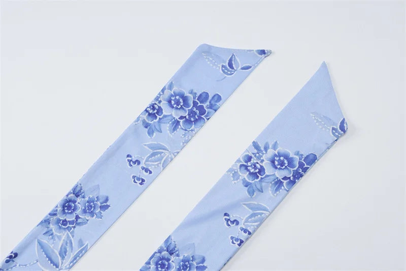 Summer Backless Print Maxi Dress Women Beach Holiday Gown Elegant Halter Deep V Neck Sleeveless Bodycon Long Dress