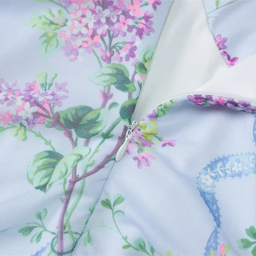 Load image into Gallery viewer, Sleeveless Print Spaghetti Strap Slash Neck Sexy Backless Thigh Split Maxi Dress Women Pleated Vacation Dress Summer
